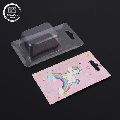 China Custom PVC-Slide-Karte Custom Blister-Packs Einfügen Verpackung mit Papierkarte für sichere Kartenanzeige zu verkaufen