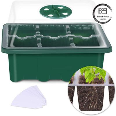 China Stylish Garden Decor Indoor rigid Plastic Seed Trays Micro Green Nursery System for sale