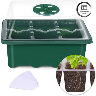 China Multi Functional Indoor Garden Nursery Box Plastic Seedling Trays / 6 Cell Seedling Trays for sale