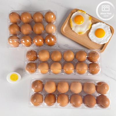 China 30 Hole Plastic Egg Tray Packaging Carton By Manufacturers For Secure Egg Storage for sale