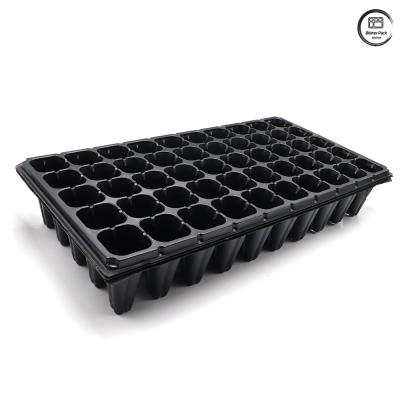 China 50/72-Cell Plastic Seedling Tray, Cabbage Seedling Pots For Flowers And Nursery Plants for sale