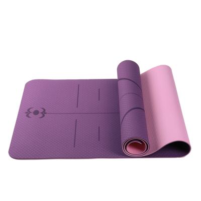 China Wholesale 6mm 8mm Estera De Yoga Thick Tape Organic Yoga Mat From Factory for sale