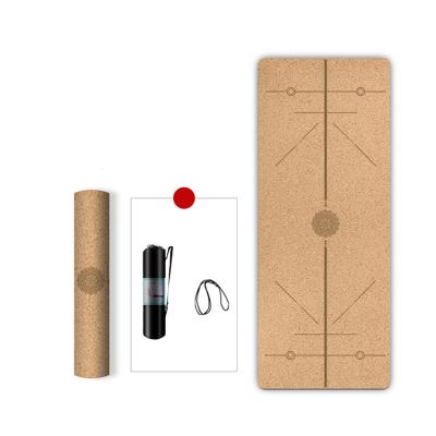 China Cheap Suit Logo Long Blank Sublimation Special TPE&&Rubble Cork Yoga Mat For Yoga Pilate Exercise Kid for sale