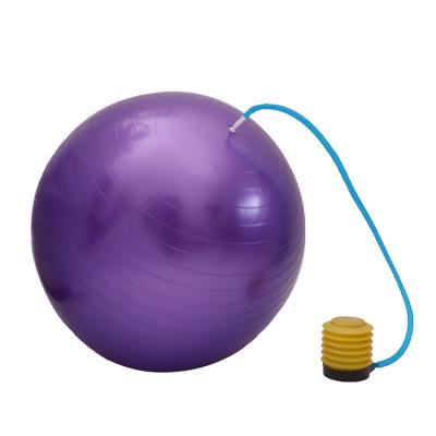 China High Quality Yoga Pilates Stripe Pattern Yoga Balance Anti Burst Ball 55cm for sale