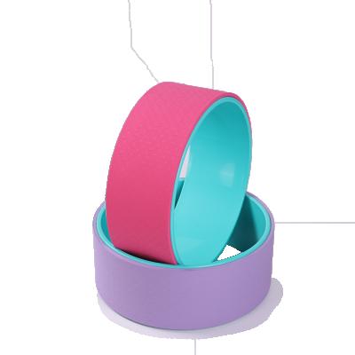 China Durable Top Quality Customizable 13cm Wide Tape Yoga Wheel For Spine for sale