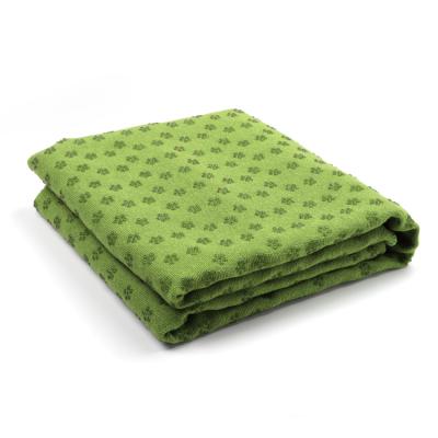 China Eco Friendly Sustainable High Quality &Best Price Microfiber Anti Slip Yoga Towel for sale