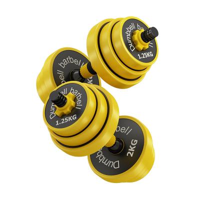 China Commercial Use Barbell 50kg Dumbbell Bodybuilding Set Gym Equipment Adjustable Weightlifting Dumbbell Set On Sale for sale