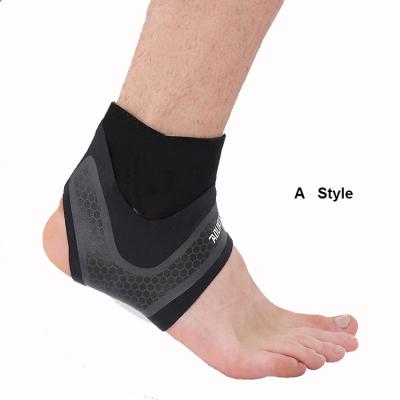 China Fitness/Adjustable Gym Sport Compression Ankle Brace Strap Elastic Neoprene Ankle Support Brace for sale