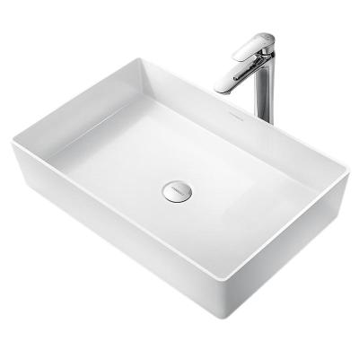 China Envirnment HIGOLD Friendly Modern Sanitary Ware Lavamanos Above Countertop Vessel Quartz Bathroom Sink Hand Basin for sale