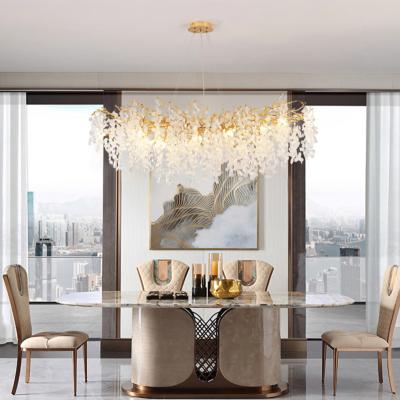 China Post-modern queen-over new design modern crystal chandeliers asfour nordic square ceiling lamp dining room chandelier for sale