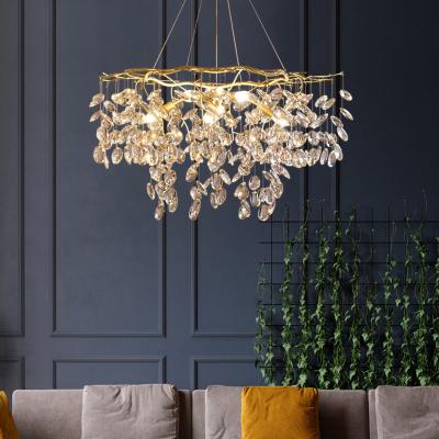 China Modern Simple Light Luxury Crystal Bedside Lamp Creative Personality Modern Dining Room Chandelier Decoration Chandeliers&Pendant Light for sale