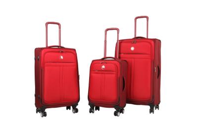 China 2018 NEW Polyester STYLE FOUR WHEELS POLYESTER LUGGAGE for sale