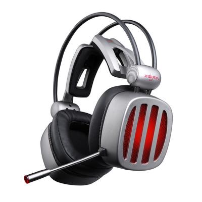 China Headband Siberia Gaming Headphones Gaming Earphone With Microphone Stereo LED Light Low Volume Controller for sale