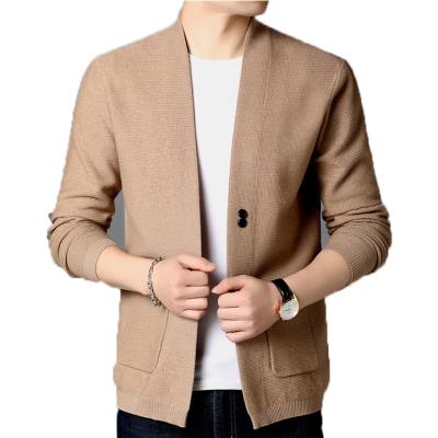 China Mens Breathable Cardigan Sweater Knitwear Manufacturers Warm Cardigan For Men Ready To Ship for sale