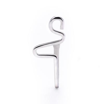 China Faux S Shape Punk Nose Piercing Non Piercing Nose Jewelry for sale