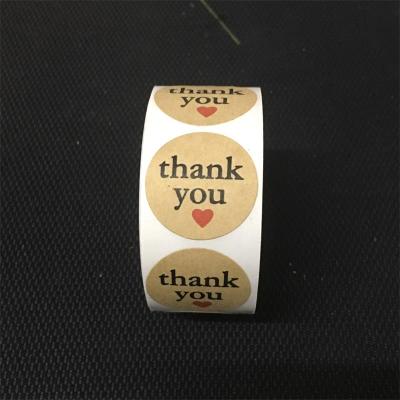 China Sticker Thank You Sticker , Customized Label For Gift Wrapping for sale