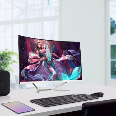 China 27 inch gamer pc core i3/i5/i7 lcd screen pc gaming all in 1 oled curvedall in one big monitor  HD curved all in one pc for sale