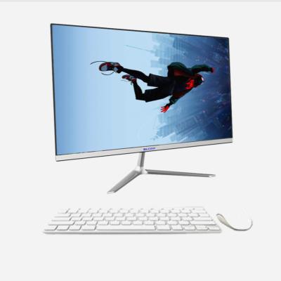 China 9th factory  White RAM 4G/8G/16G  corei7 core i9 office  personal 24inches gamers PC in desktops computer cpu all in one pc for sale