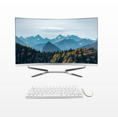 China 27 inch AIO Desktop Computer Core 3/i5/i7/AMD HD All In One game computer pc for sale