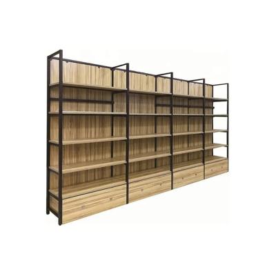 China PLY/MDF/Solid Wood/Metal Free Standing Retail Fixture/Wood Floor Metal Wall Display Acrylic Custom Storage Shelves for sale