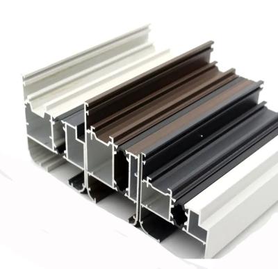 China Modern Powder Coated 6063 Aluminum Door Frame T5 Aluminum Extrusion Building Materials for sale