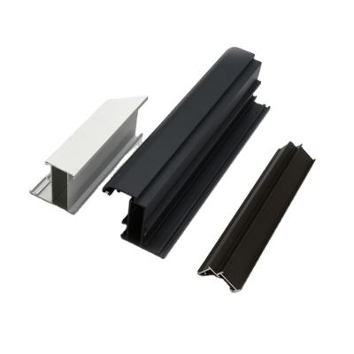 China Hotel 6000 series china grade aluminum extrusion profile anodized bronze black window frame aluminum section south africa for sale