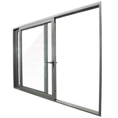 China Sliding Windows Waterproof Aluminum Sliding Narrow Side Anodized Exterior Frame, With Subsills for sale