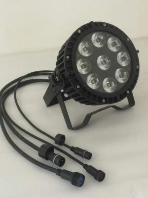 China IP65 Outdoor Waterproof LED Par Lights 9Bulbs 15W Water Resistant for sale