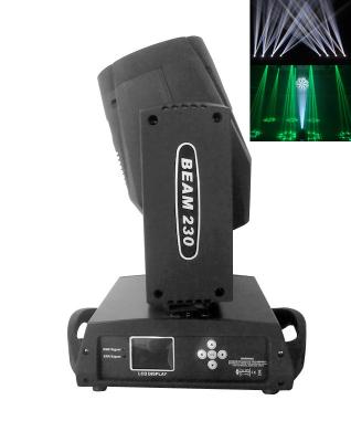 China Black 230w 16 Channels Moving Head Beam Light With Color Touch Screen for sale