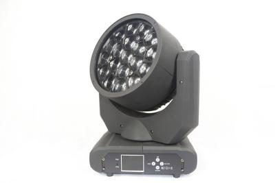 China 19PCS 12W RGBW Bee Eyes LED Moving Head Wash Light With Blue Ground LCD Display for sale