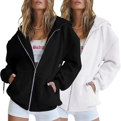 China Anti-wrinkle Women's Cute Hoodies Girl Jacket Sweatshirts Teen Drawstring Zipper Y2K Hoodie Autumn Winter Clothes For Women 2022 for sale