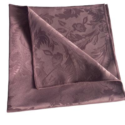 China Polyester Damask Jacquard Fabric Disposable Wholesale Towels For Wedding Restaurant Hotel for sale