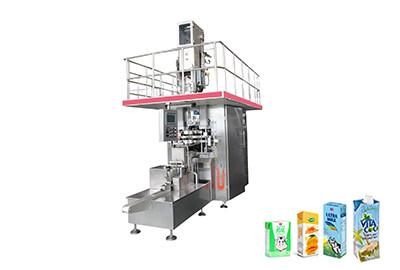 China Stainless Steel Aseptic Brick Carton Juice Milk Beverage Filling Machine 4000BPH for sale