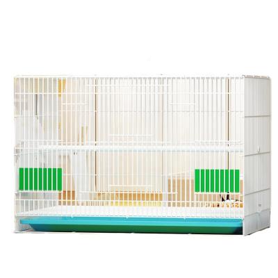 China Luxury Portable Square Folded Pet Cage Parrot Bird Cage Multi Function Indoor Large Stored Space for sale