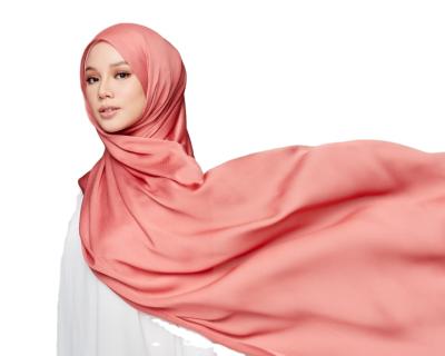 China Premium Eco-friendly Crepe Silk Textured Silk Textured Shawl Satin Fashion Scarf Malaysia Muslim Arab Hijab Islamic Muslim Hijab for sale