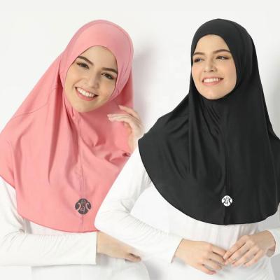 China DRIVING FORCE Eco-Friendly Wholesale High Quality Hood Hijabs Tarp Headscarf Classic Sports Hijab For Muslim Woman for sale