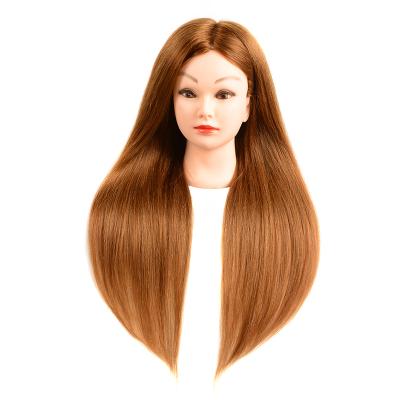 China Hot Sale Fale Hair Training Head Mannequin Training Head Used for Hair Braiding Cutting and Practice Curling Training for sale