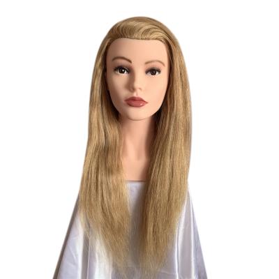 China Natural Hair Mnnequin Hair Training Head Doll Heads Wig Mannequin Head for sale