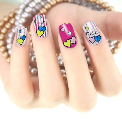 China Bride Wedding Full Finger Cover False Nail Stickers Artificial Nail Tips Various Pattern False Designs For Lady for sale