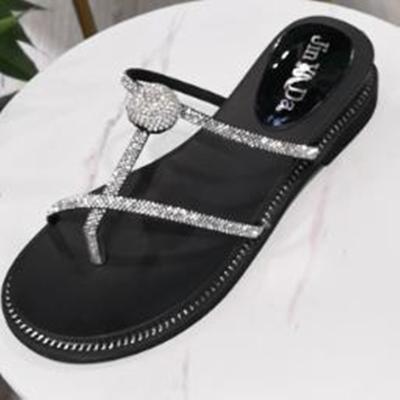 China 2022 New Style Fashion Style Women Clear Slipper Multi Color Cushioning Slip On Shoes For Black Lady Beach Slippers OEM for sale