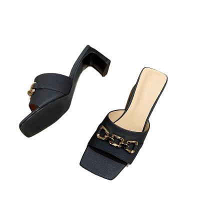 China 2022 new Anti-odor fashion style ladies hell high style sandal girls shoes lady nice stadium for sale