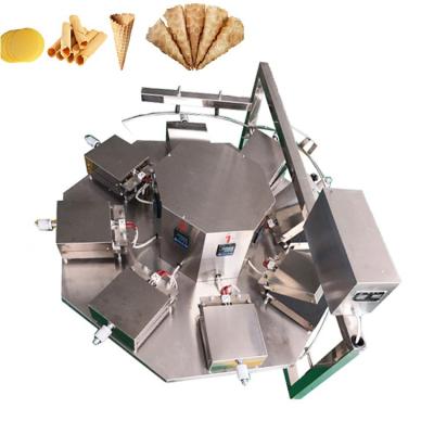 China Commercial Ice Cream Cone Wafer Cookie Machine Ice Cream Waffle Cone Maker Making Machine Sugar Biscuit Roll Ice Cream Cone Maker for sale