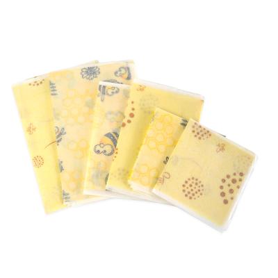 China 2020 Recyclable Best Selling Reusable Beeswax Food Wrap Eco Friendly Beeswax Paper Food Wrap for sale