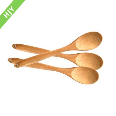 China Sustainable High Quality Wooden Honey Spoon Mother's Day Gifts Rice Wooden Spoons for sale