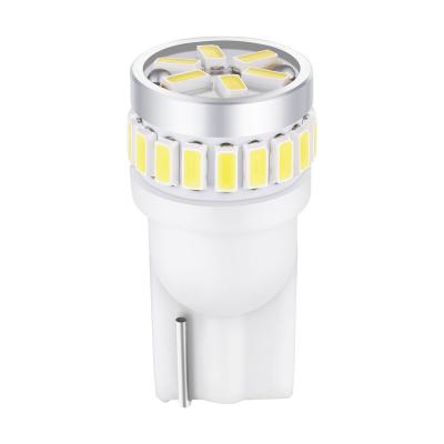 China AUTO CAR Auto Car Led Bulb Lights T10 18 White Silver Smd 3014 18 Lamp T10 501 W5w 194 12v Led Dome Lights Smd Reverse Emergency Light for sale