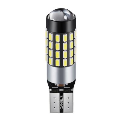 China AUTO CAR 12 Voltage Led Brake Auto Error Free T10 54SMD 3014 W5W LED Canbus Interior Lights Car Bulbs for sale