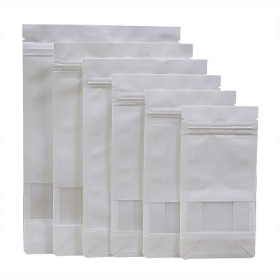 China Recyclable eight side fast delivery low price plastic bag seal gel bag for food packaging with zipper tear notch for sale