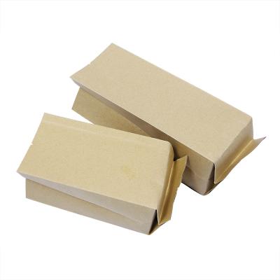 China Hot Selling Recycled Materials Aluminized Foil Inside For Food Grade Kraft Paper Bags Gusset Coffee Dried Coffee Bags for sale