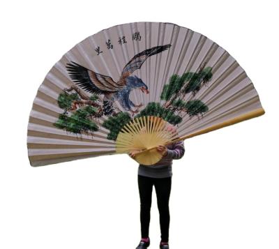 China China Large Wall Hanging Chinese Bamboo Fans With Kinds Of Chinese Paintings for sale