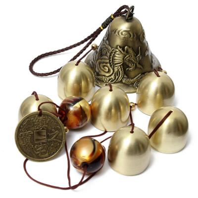 China Free Shipping China Large Outdoor Lucky Wind Chimes For Good Luck Garden Pendant Feng Shui Gift Copper for sale